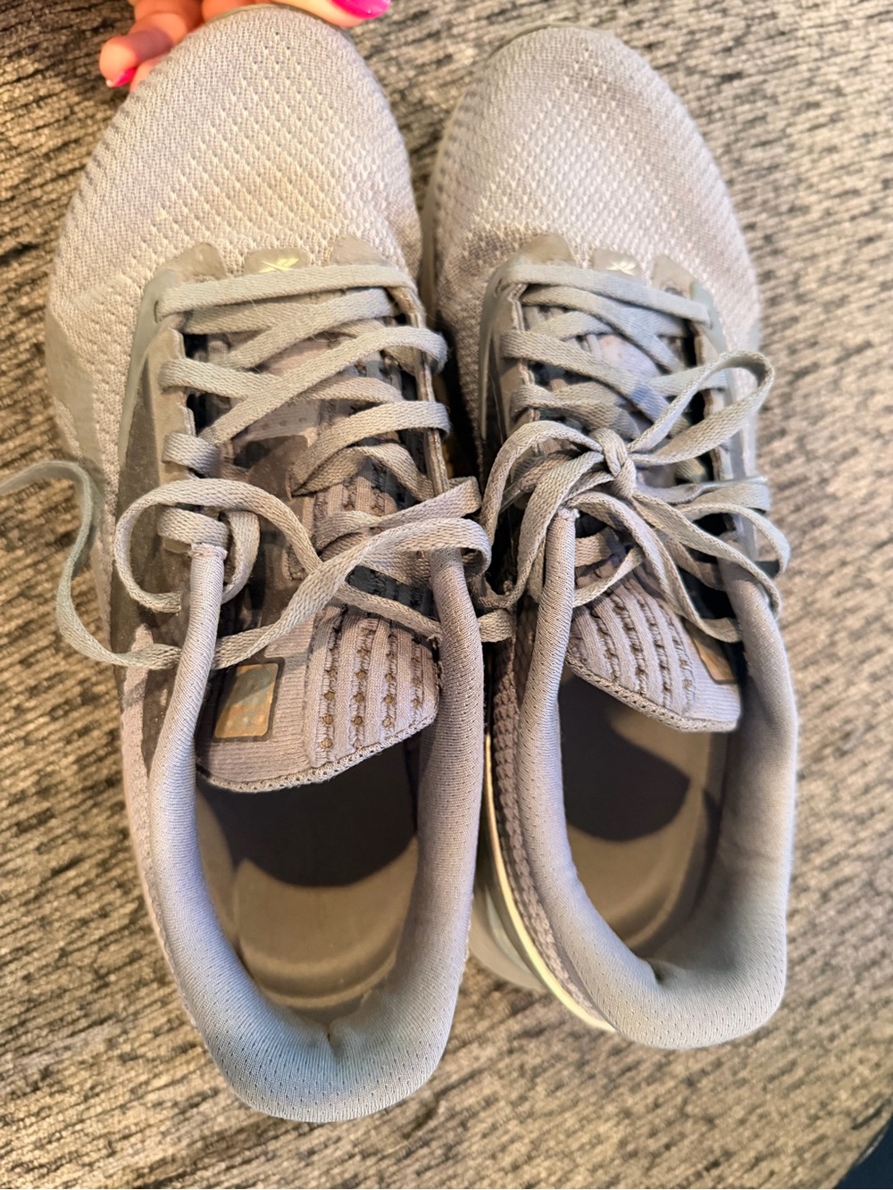 Reebok Men’s Grey Training Sneakers - Picture 2 of 4